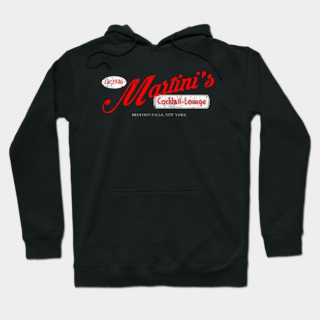 Martini's from It's a Wonderful Life Hoodie by hauntedjack